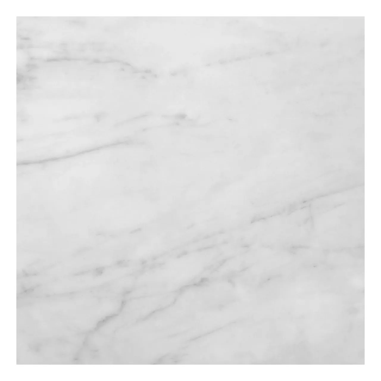Carrara White Italian Marble 24" x 24" Tile Honed
