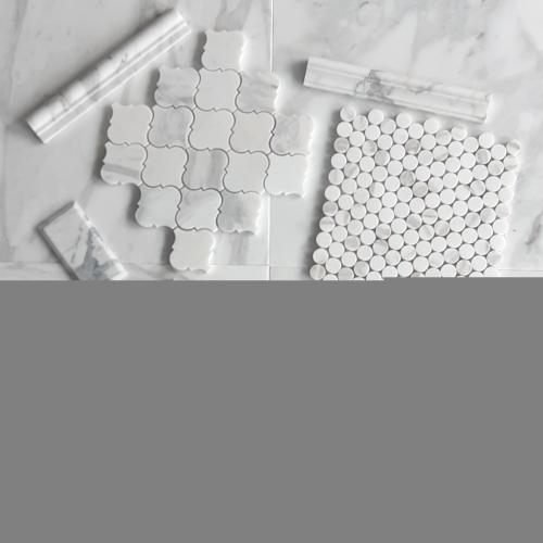 Calacatta Gold Italian Marble Baseboard Molding Honed