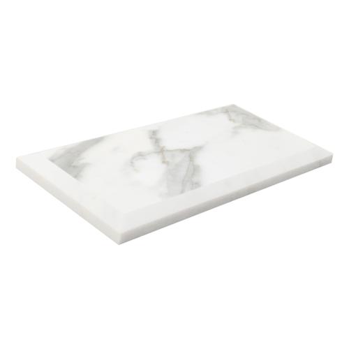 3x6 Calacatta Gold Italian Marble Subway Tile Wide Beveled Polished