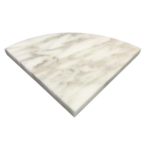 Calacatta Gold Italian Marble Shower Corner Shelf Honed