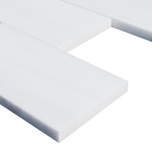 3x6 Bianco Dolomite Marble Subway Tile Polished