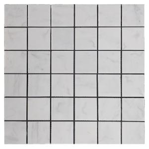 Carrara White Italian Marble 2" x 2" Mosaic Tile Polished