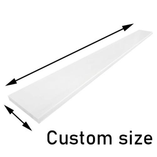 Bianco Dolomite Marble Custom Door Threshold Saddle Polished