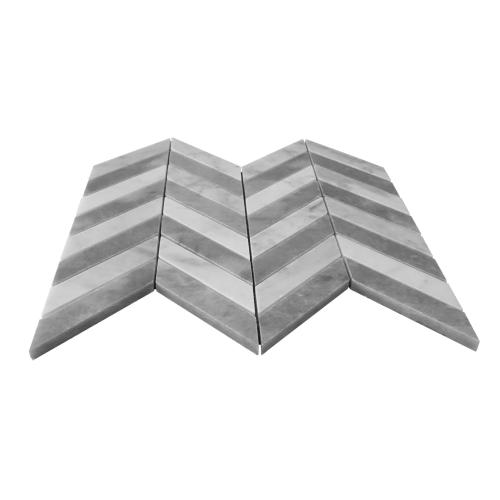 Carrara White Italian Marble with Bardiglio 1