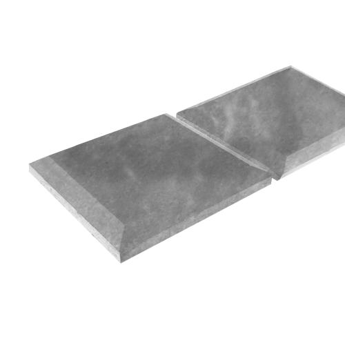 Bardiglio Gray Marble 4x4 Wide Bevel Big Bevel Subway Tile Honed