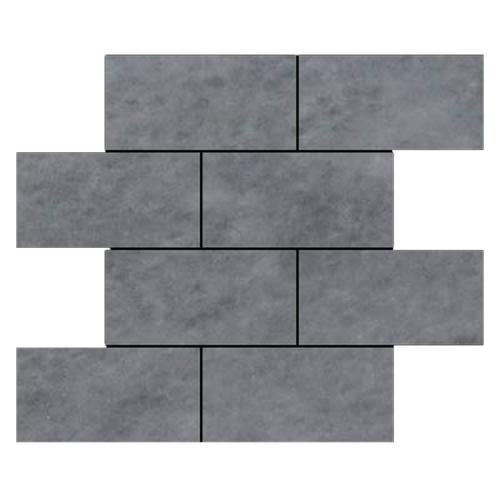Bardiglio Gray Marble 12x24 Subway Tile Honed