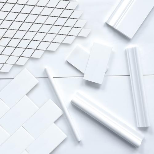 Bianco Dolomite Marble 2x4 Mosaic Tile Polished