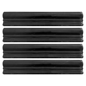 Nero Marquina Black Marble Ogee 1 Chairrail Molding Polished