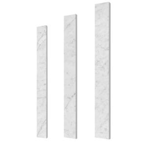 Carrara White Italian Marble 6" x 36" Door Threshold Saddle Honed