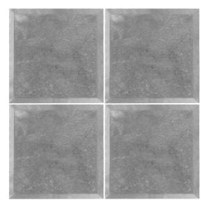 Bardiglio Gray Marble 4x4 Wide Bevel Big Bevel Mosaic Tile Polished