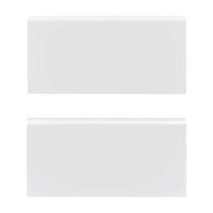 3x6 Bianco Dolomite Marble Bullnose Trim Tile Honed