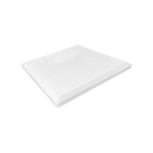 4x4 Bianco Dolomite Marble Wide Bevel Subway Tile Polished