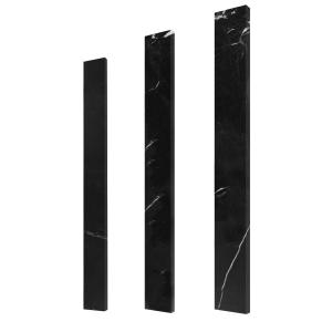 Nero Marquina Black Marble 4" x 48" Door Threshold Saddle Honed