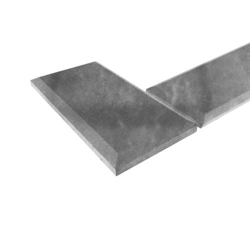 Bardiglio Gray Marble 3x6 Wide Bevel Big Bevel Subway Tile Polished