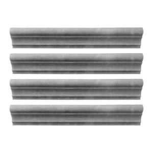 Bardiglio Gray Marble Crown Molding Honed