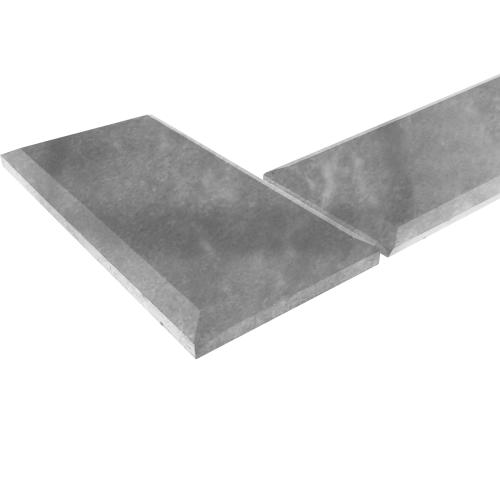 Bardiglio Gray Marble 6x12 Wide Bevel Big Bevel Subway Tile Honed