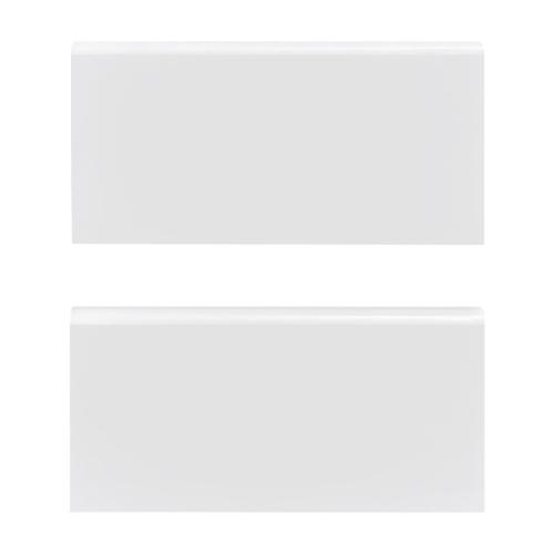 3x6 Bianco Dolomite Marble Bullnose Trim Tile Polished