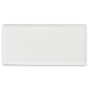6x12 Bianco Dolomite Marble Wide Bevel Subway Tile Polished