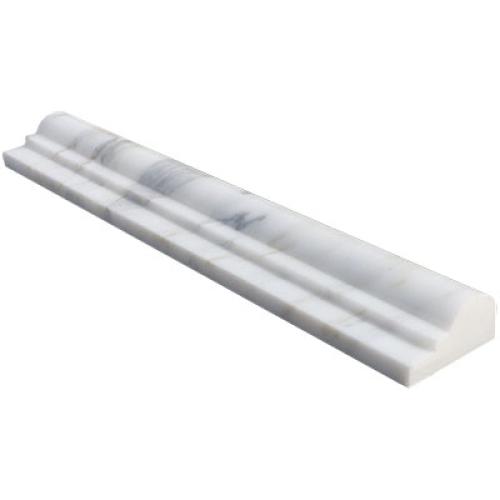 Calacatta Gold Italian Marble Ogee 1 Chairrail Molding Honed