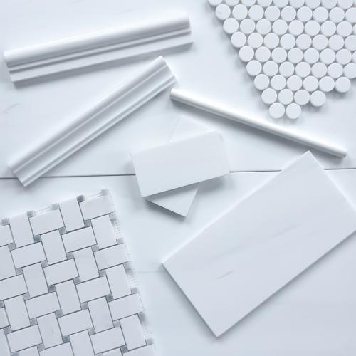 12x18 Bianco Dolomite Marble Tile Polished