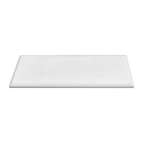 4x12 Bianco Dolomite Marble Wide Bevel Subway Tile Honed