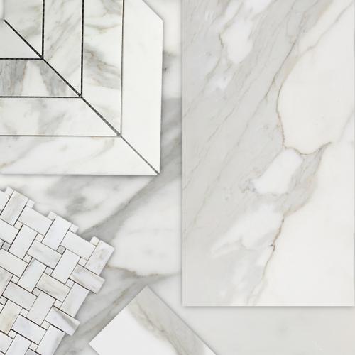 18x36 Calacatta Gold Italian Marble Tile Honed